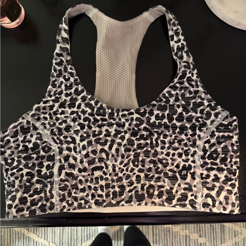 Snow Leopard Print Doing Things Thrive Bra - image 2